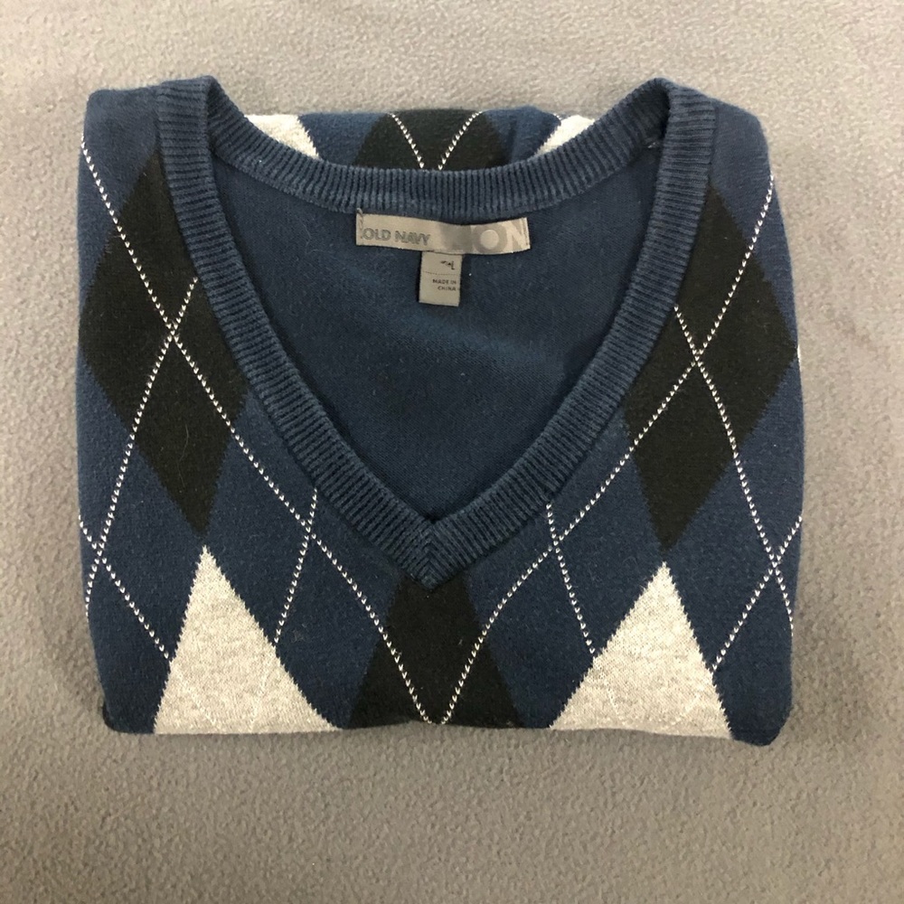 Old navy v neck vest sweater large